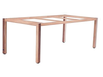 ZEBRA Corpus, Tischgestell Teak mit Platte, 180x100 cm