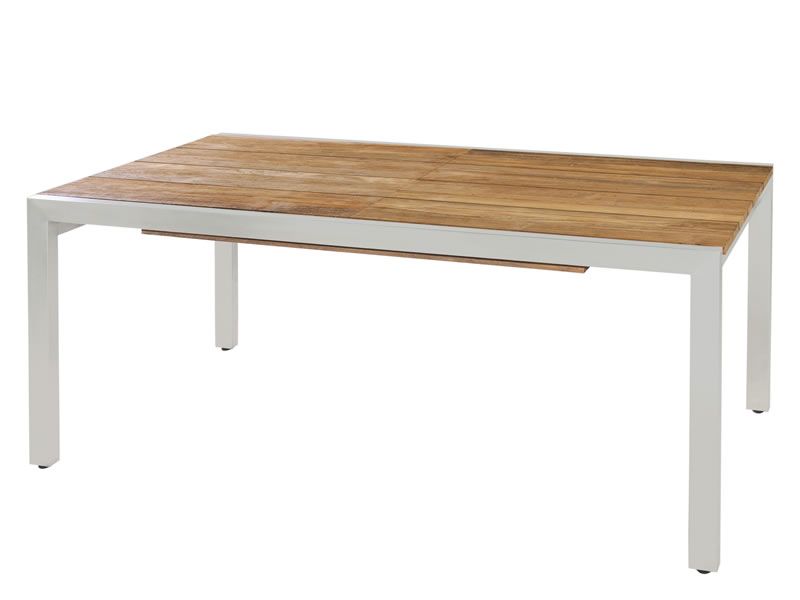 ZEBRA Kubex Tisch Gestell Edelstahl 170/280 cm, ausziehbar