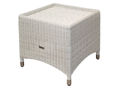 ZEBRA Loomus Hocker, Geflecht Loom, silkwhite