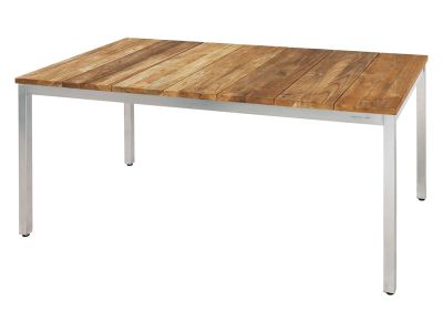 ZEBRA Naxos Tisch 160 x 90 cm Gestell Edelstahl