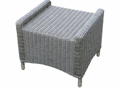 ZEBRA Novus Hocker, Rundgeflecht salt pepper