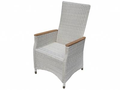 ZEBRA Novus Relax Sessel, Rundgeflecht silkwhite