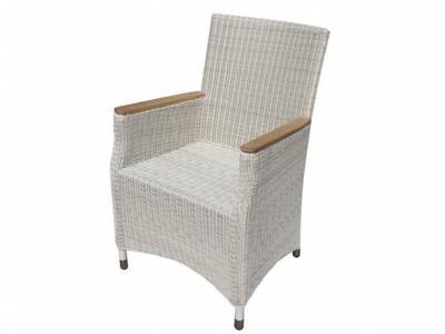 ZEBRA Novus Sessel, Rundgeflecht silkwhite