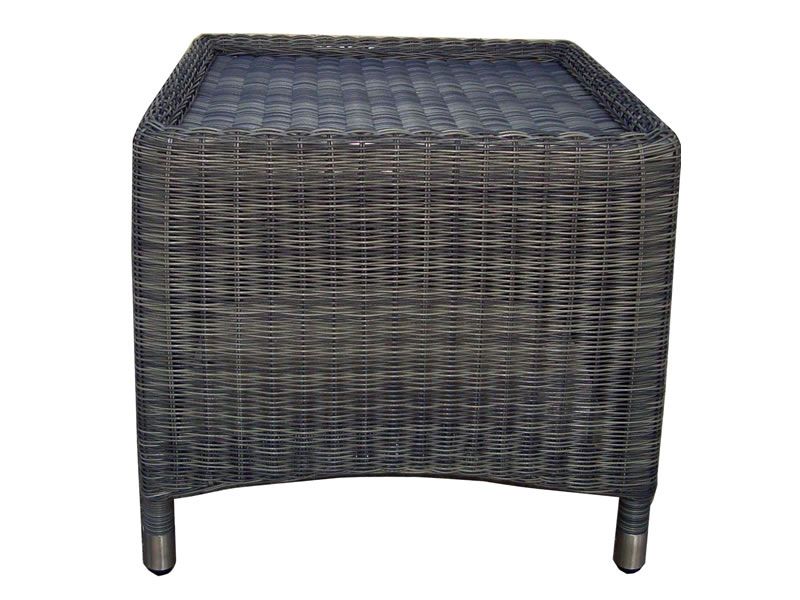 ZEBRA Status Hocker, Geflecht Loom, grey-black